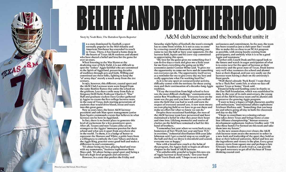 Maroon Life — Belief and Brotherhood club lacrosse feature
