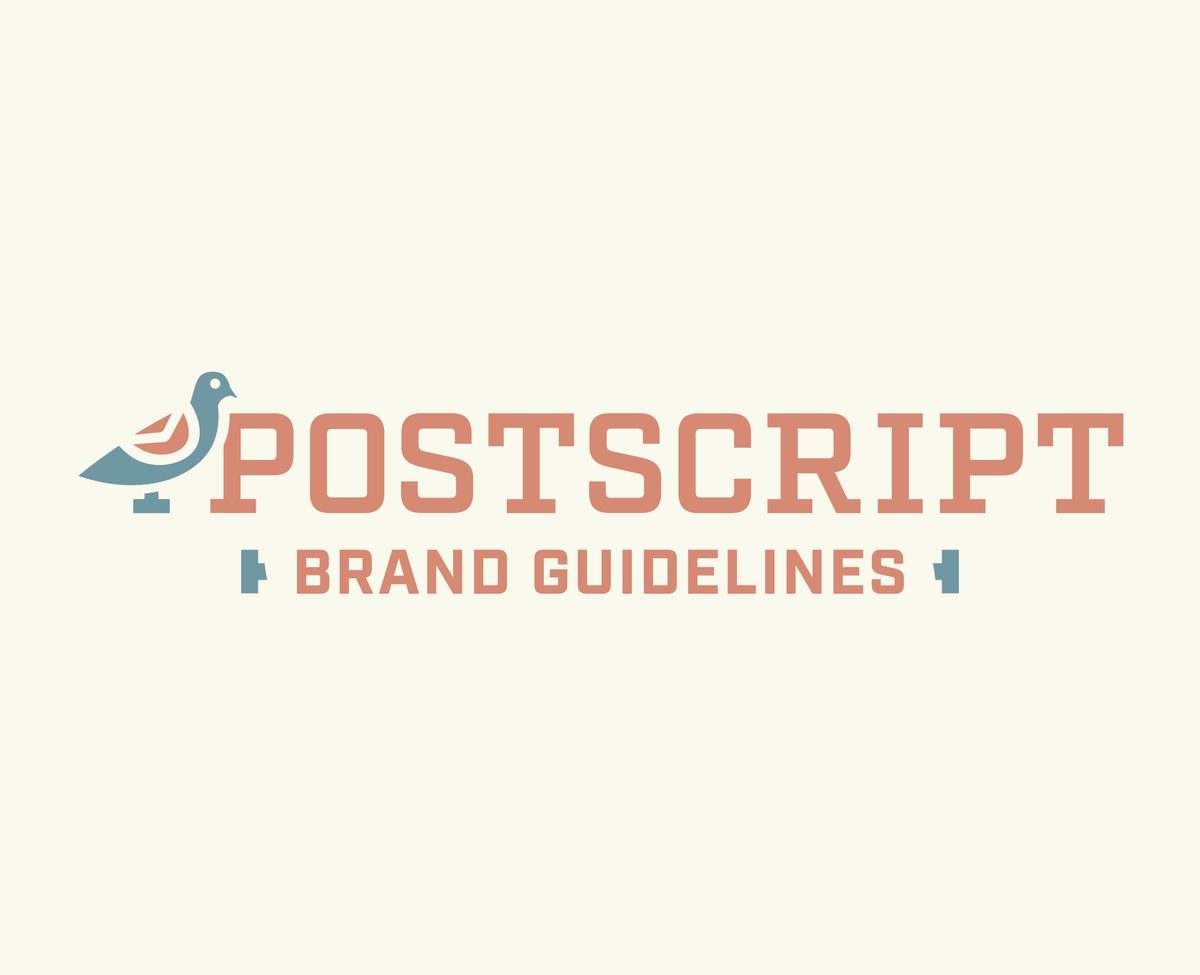 Postscript brand guidelines — cover